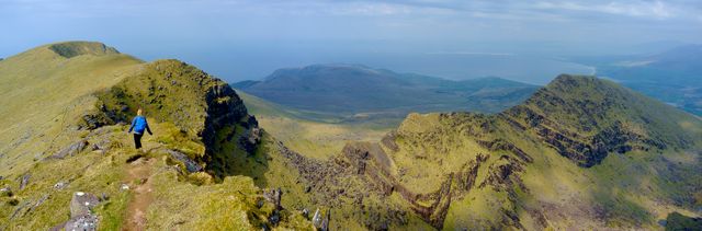 Panorama of ridgeline